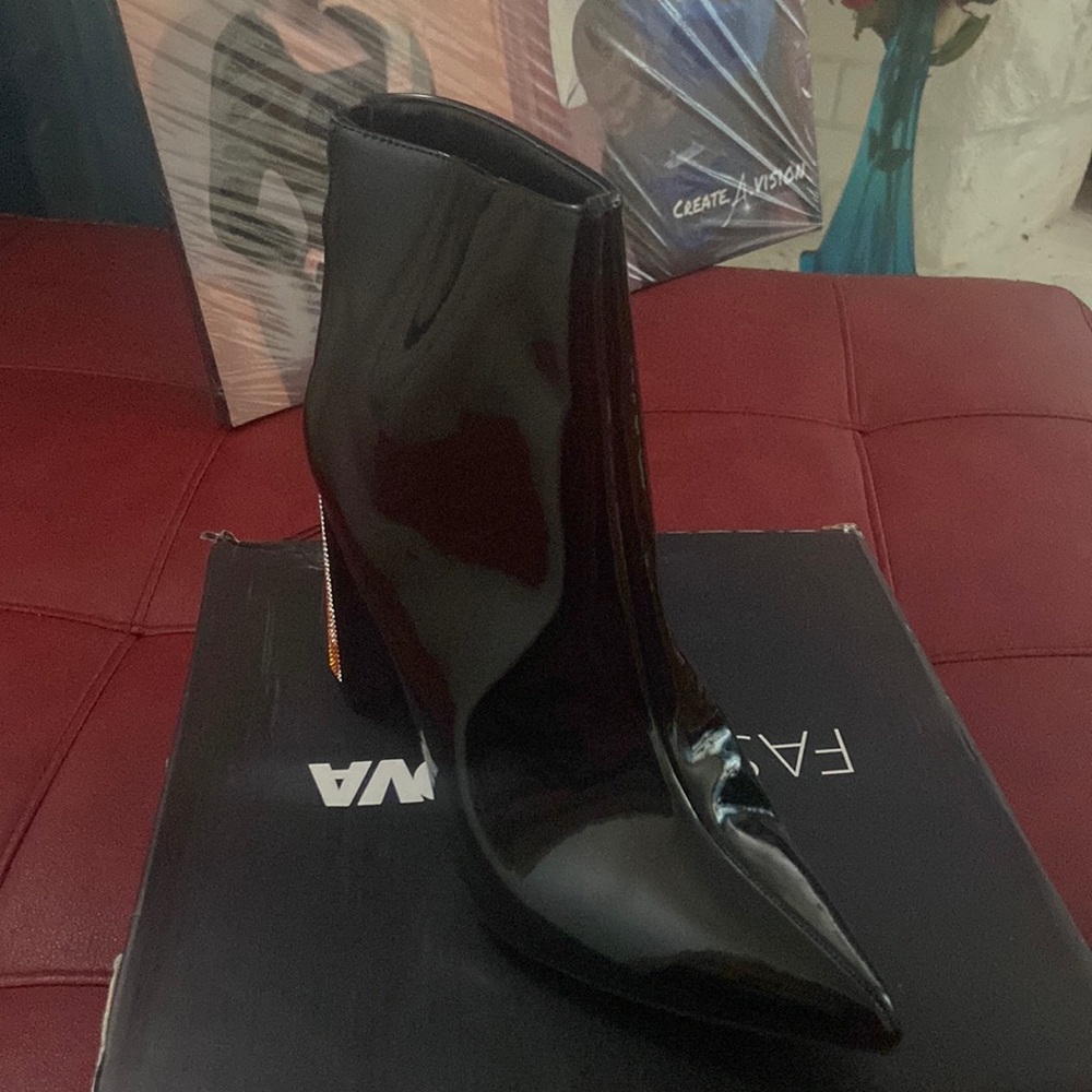 Patent Leather Bootie - Picture 1 of 5